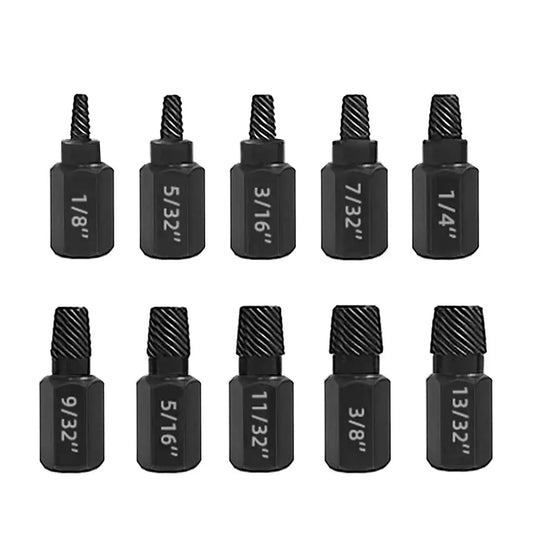 10-Piece Damaged Screw Extractor Set