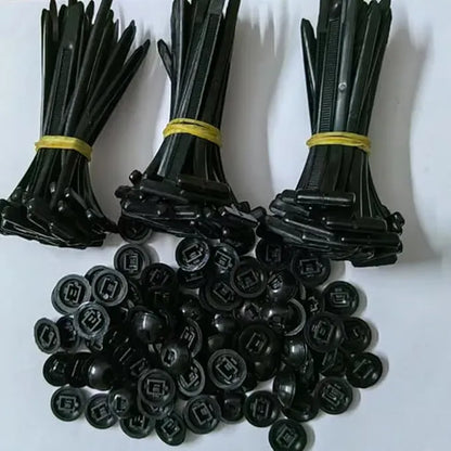 Heavy-Duty Nylon Universal Cable Tie Buckles